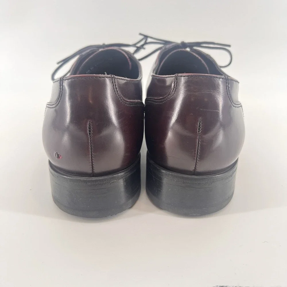 Florsheim Oxford‎ Mens Shoes Size 10D Burgundy Lexington Cap Toe 17067-05